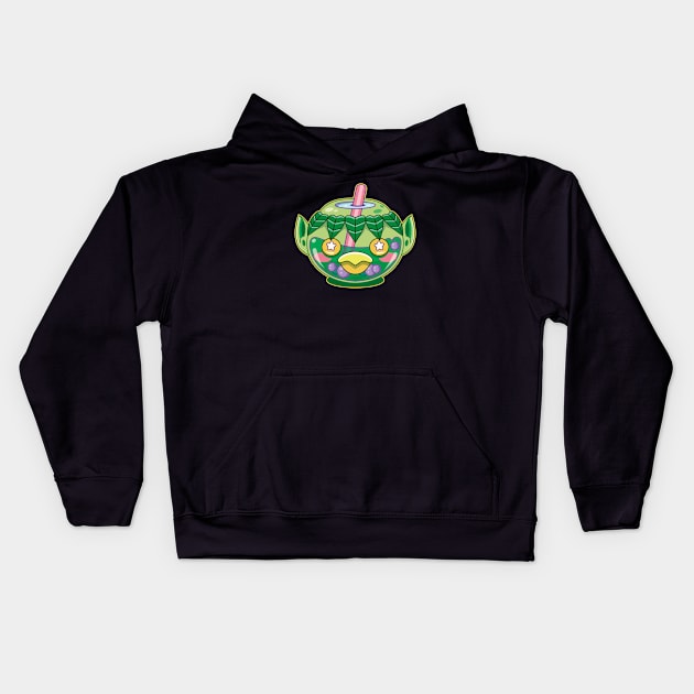 Bubble Tea Kappa Kids Hoodie by Lagelantee